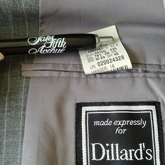 Ralph Ralph Lauren Gray Wool Suit 44R 38W 29L